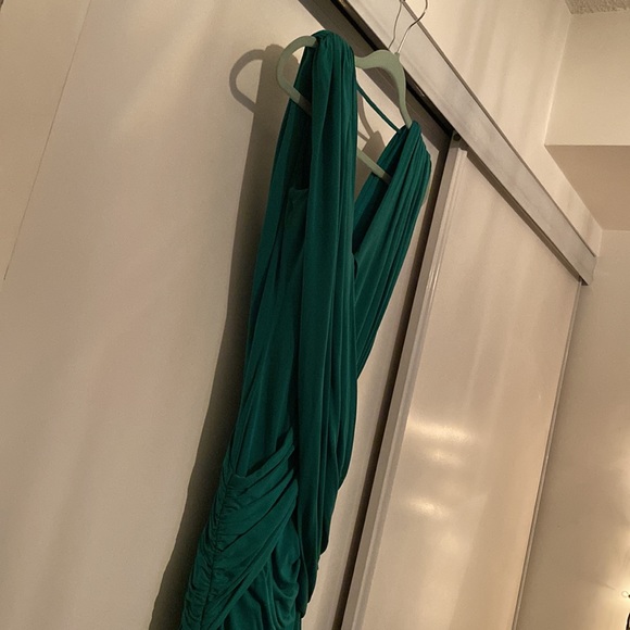 BCBG MAX AZRIA green Alondra dress. - Picture 6 of 8